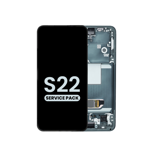 OLED Assembly with Frame for Galaxy S22 S901 (GRAY) (Service Pack)