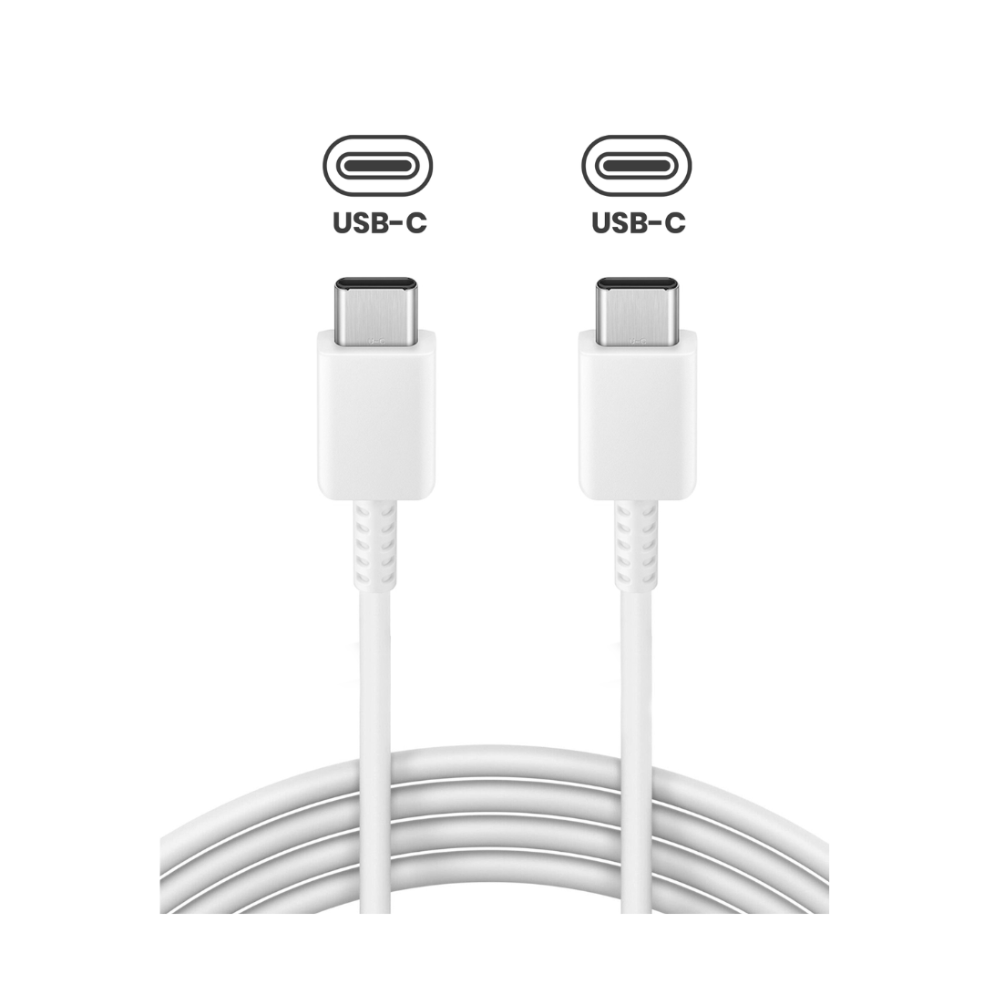 USB-C to C (3ft) Cable For Samsung (OEM Grade New)  (White)