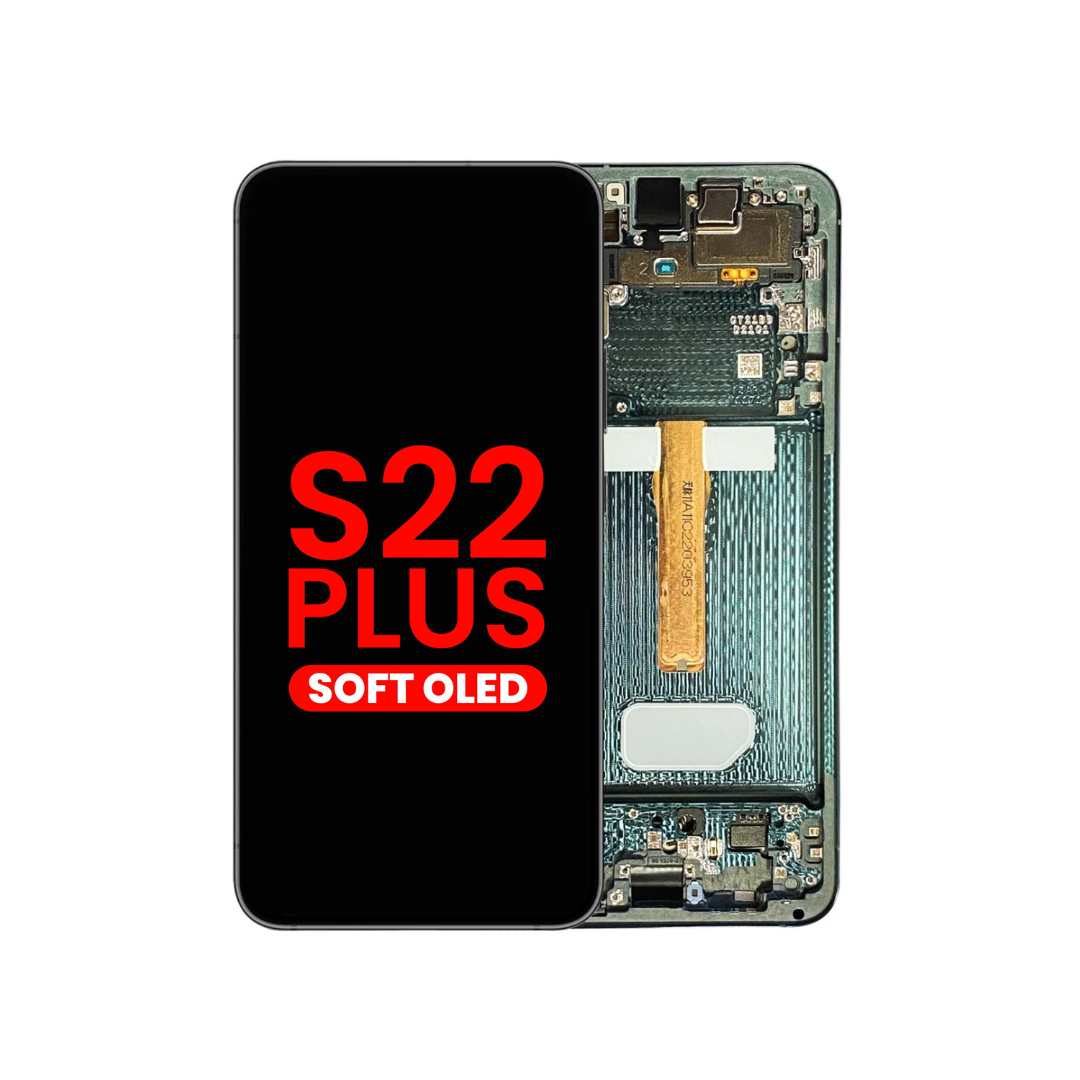 OLED Assembly with Frame for Galaxy S22 Plus (S906) (GREEN) (Aftermarket OLED)