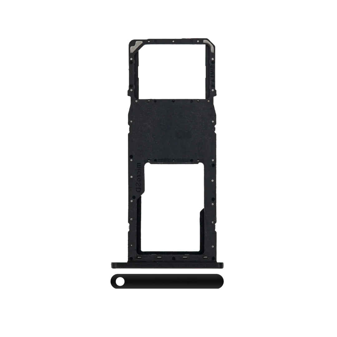 Bandeja para tarjeta SIM individual para Samsung Galaxy A11 (A115/2020) (negra)