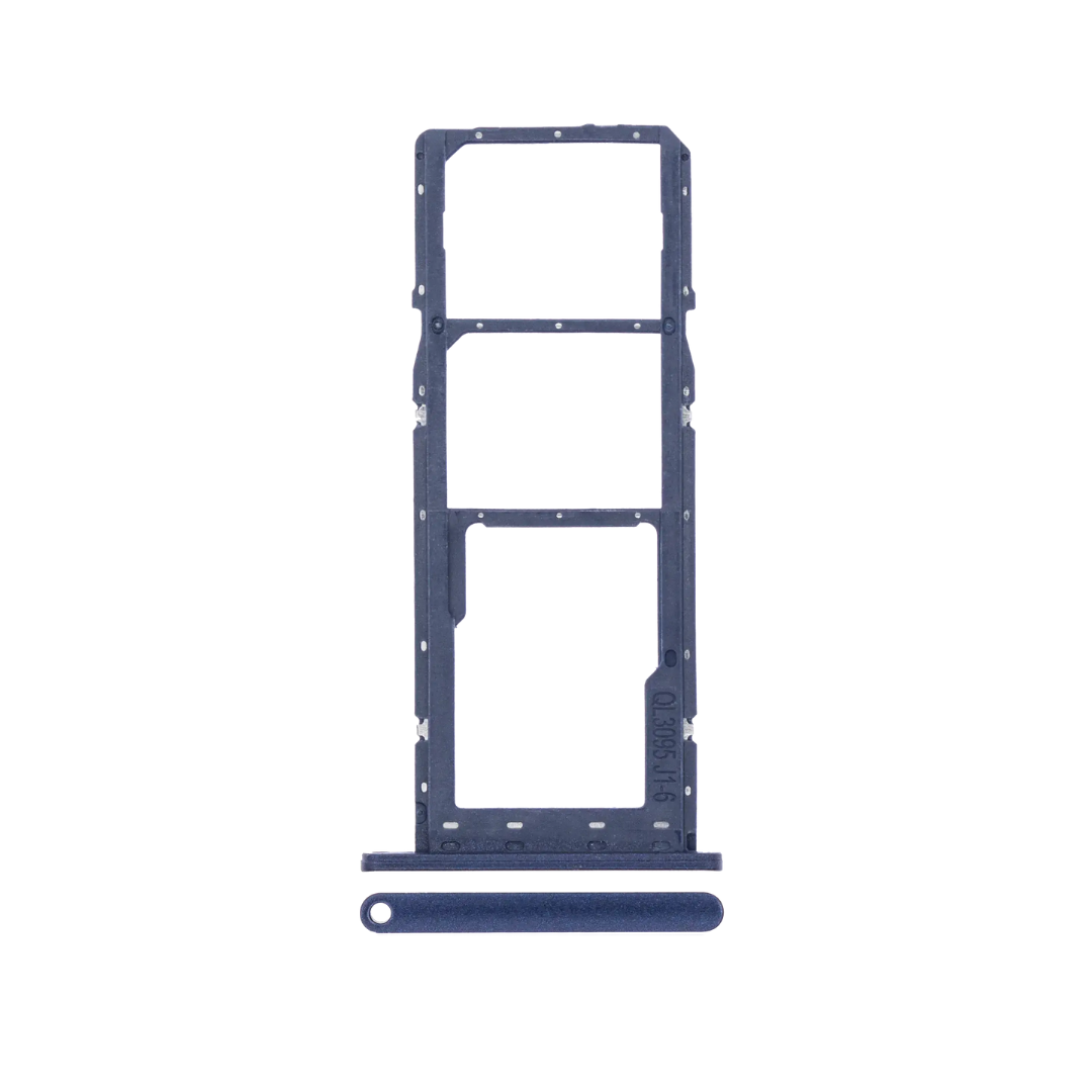 Dual Sim Card Tray For Samsung Galaxy A02S (A025 / 2020) / A03 (A035 / 2021) (Blue)