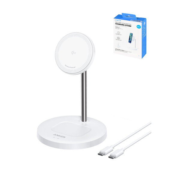 Anker Powerwave Magnetic Charging Stand (WHITE) (15W)