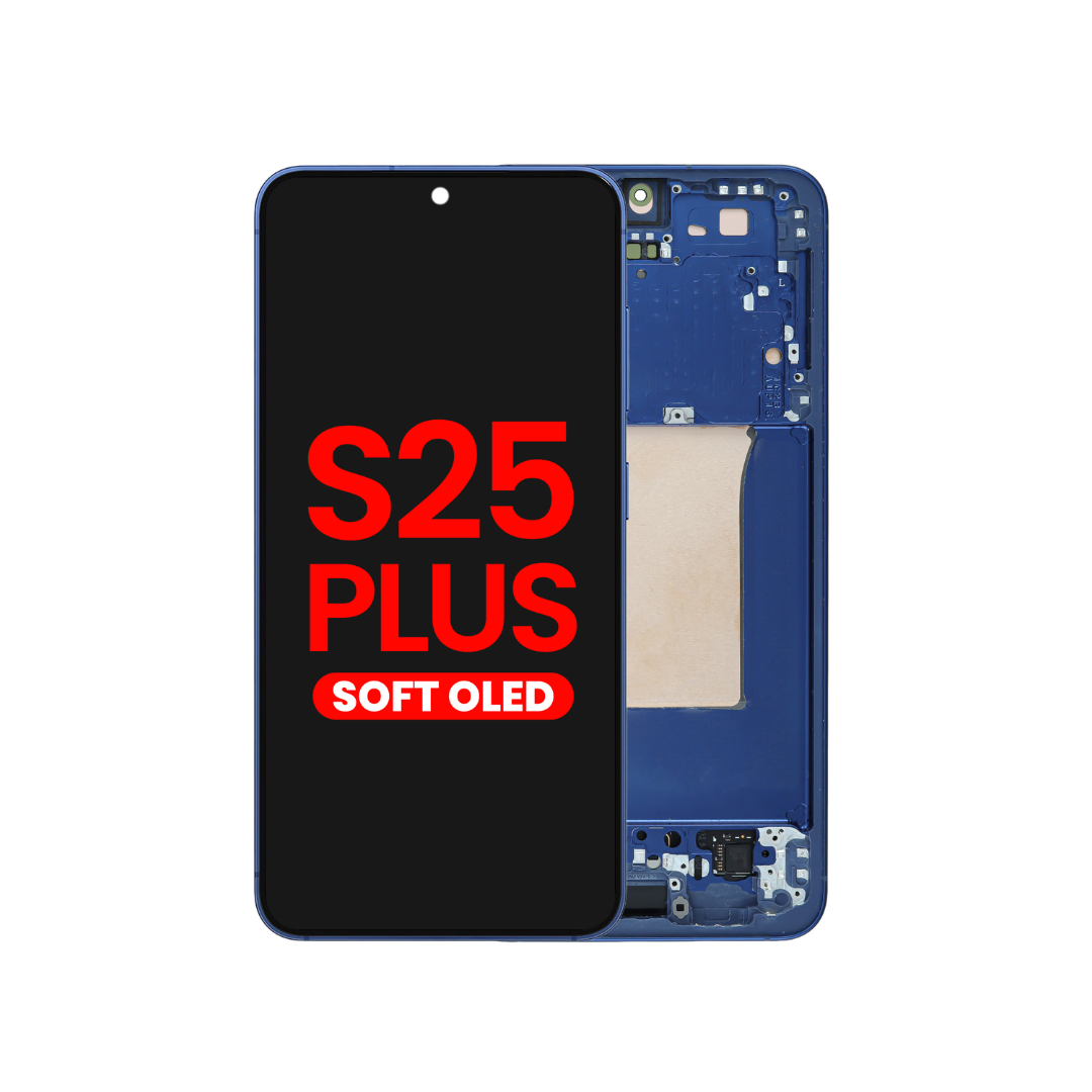 OLED Assembly with Frame for S25 Plus (S936) (NAVY) (Aftermarket OLED)