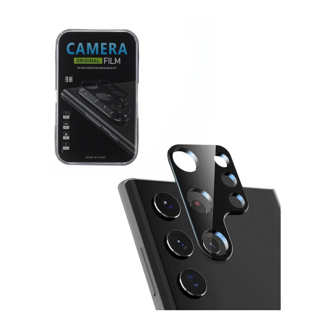 Back Camera Tempered Glass for Galaxy S24 Ultra (BLACK)