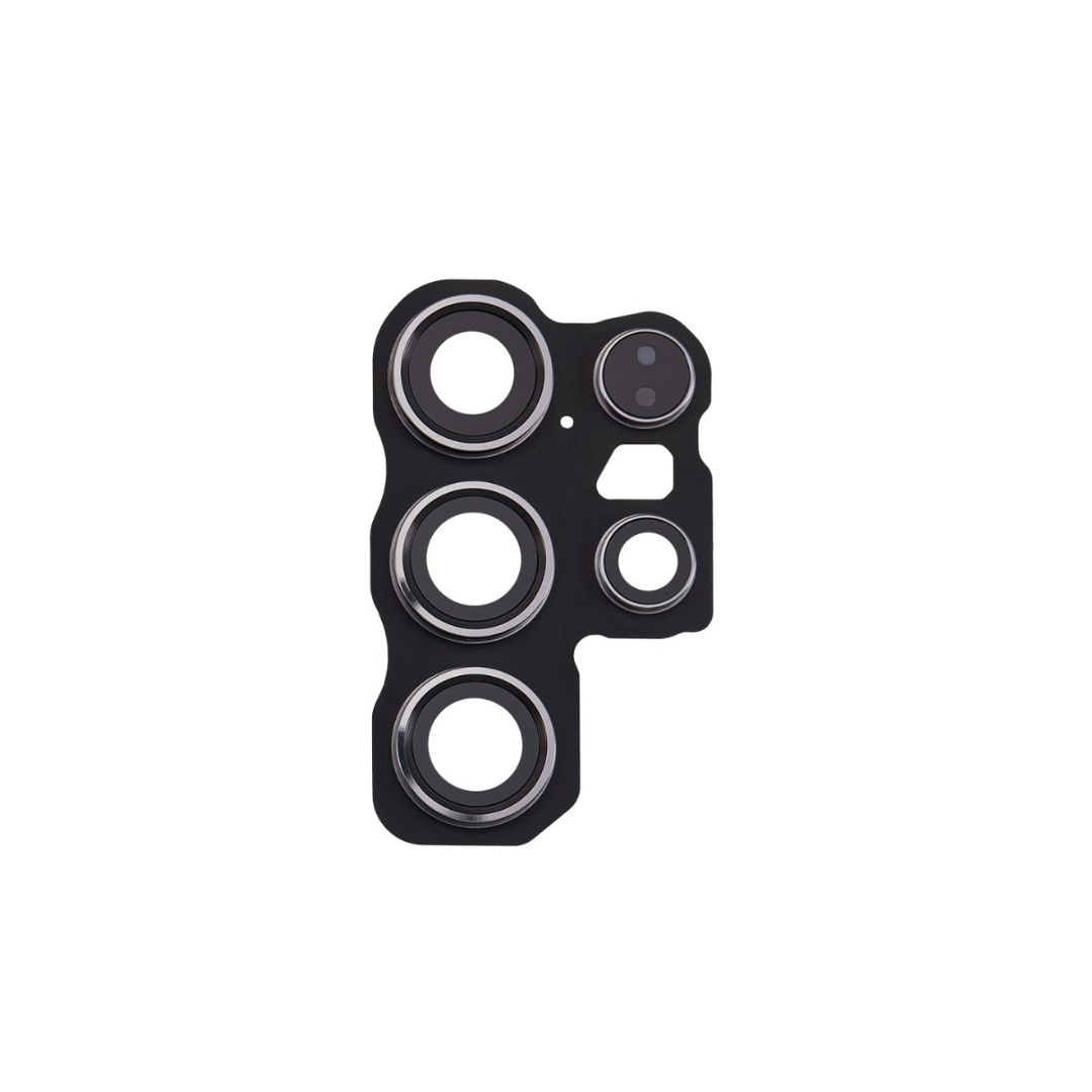 Back Camera Lens Bracket with Adhesive for Galaxy S24 Ultra 5G (TITANIUM BLACK)