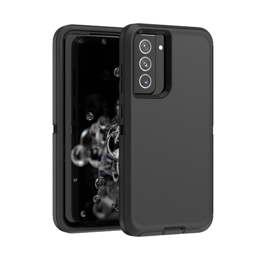 Heavy Duty Case for Galaxy A02S (BLACK)