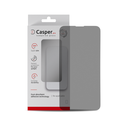 Casper Pro Tempered Glass For iPhone 15 / 16 (Privacy)