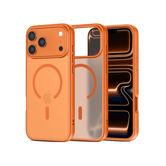 Printing Design Wireless Charging Case -ORANGE for iPhone 17 Pro Max