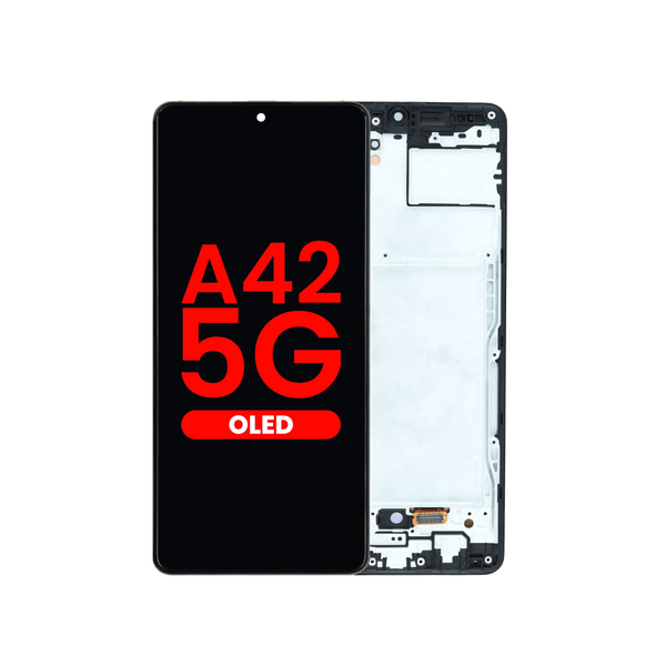 Ensamblaje de pantalla OLED con marco para Galaxy A42 5G (A426/2020) (6,52") (OLED de repuesto)