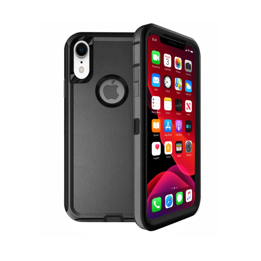 Heavy Duty Case for iPhone XR (BLACK)