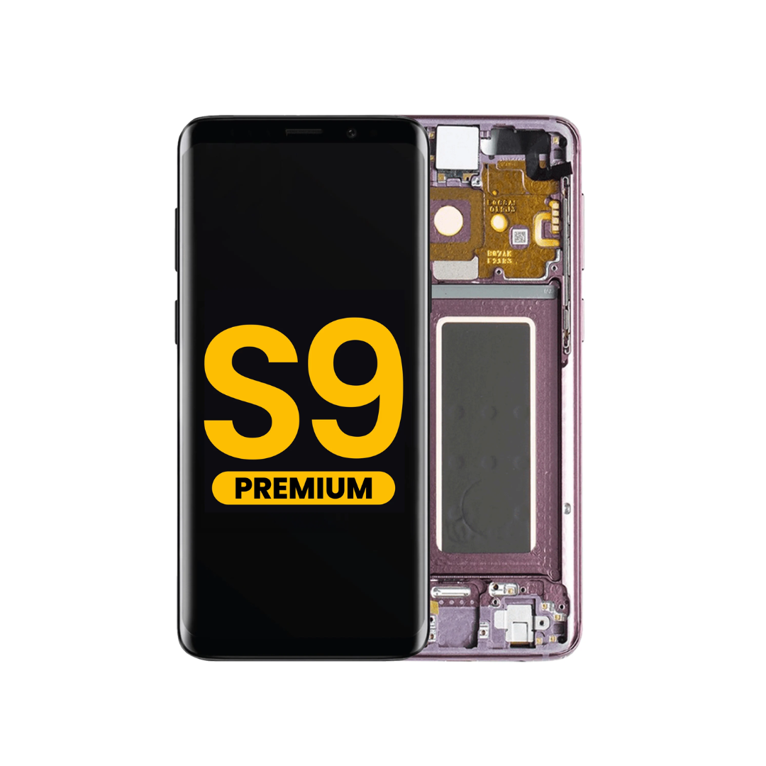 Pantalla OLED con marco para Galaxy S9 (G960) (Lila Morado) (Premium)