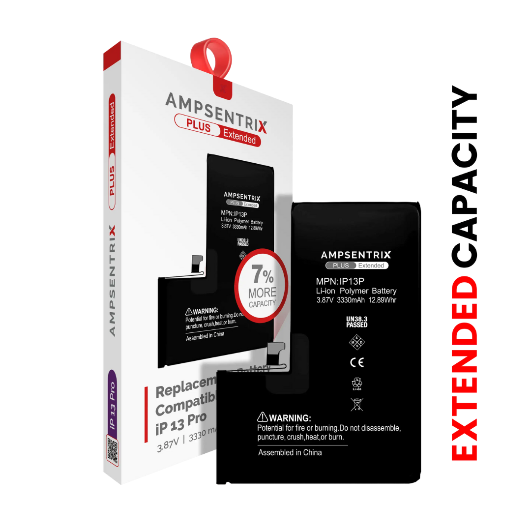Batería de repuesto para iPhone 13 Pro (AmpSentrix Plus Extended)