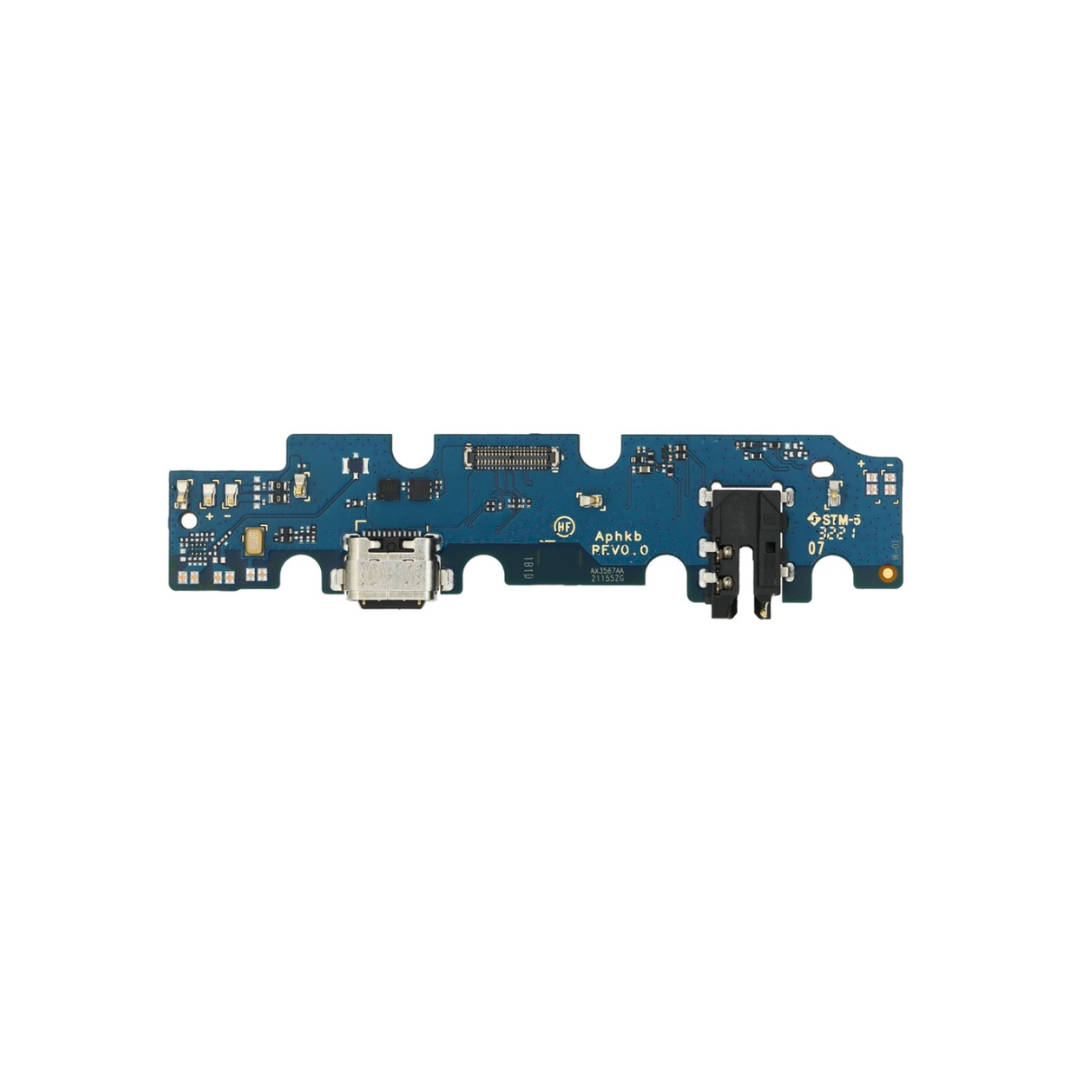 Placa de puerto de carga con conector para auriculares para Galaxy Tab A7 Lite de 8,7