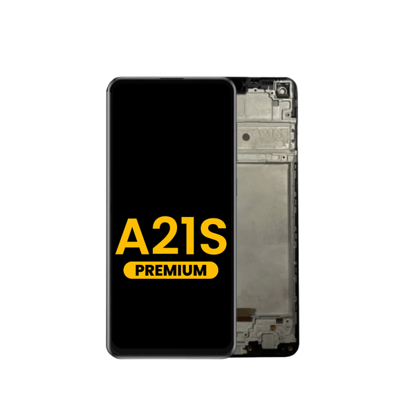 Ensamblaje de pantalla LCD con marco (Premium) para Samsung Galaxy A21s (A217/2020)