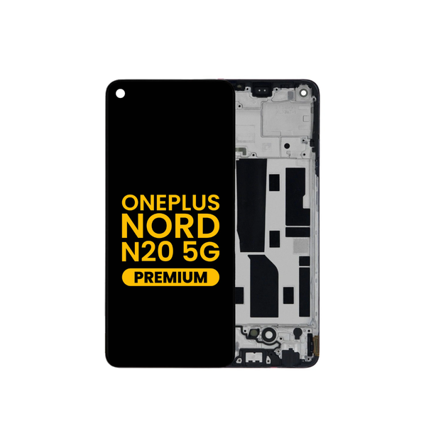 OLED Assembly with Frame for OnePlus Nord 20 5G (BLACK) (Premium)