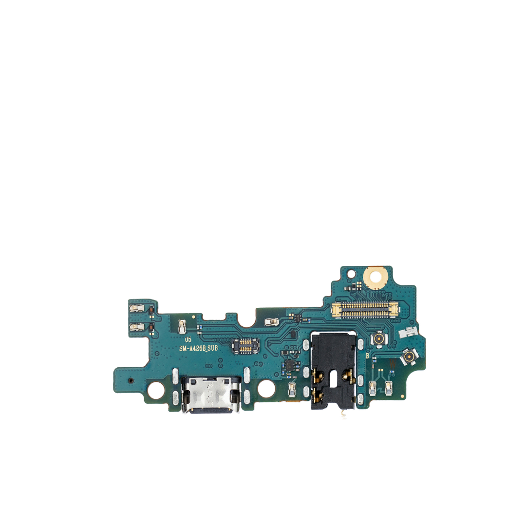 Placa de puerto de carga con conector para auriculares para Galaxy A42 5G (A426/2020) (Premium)