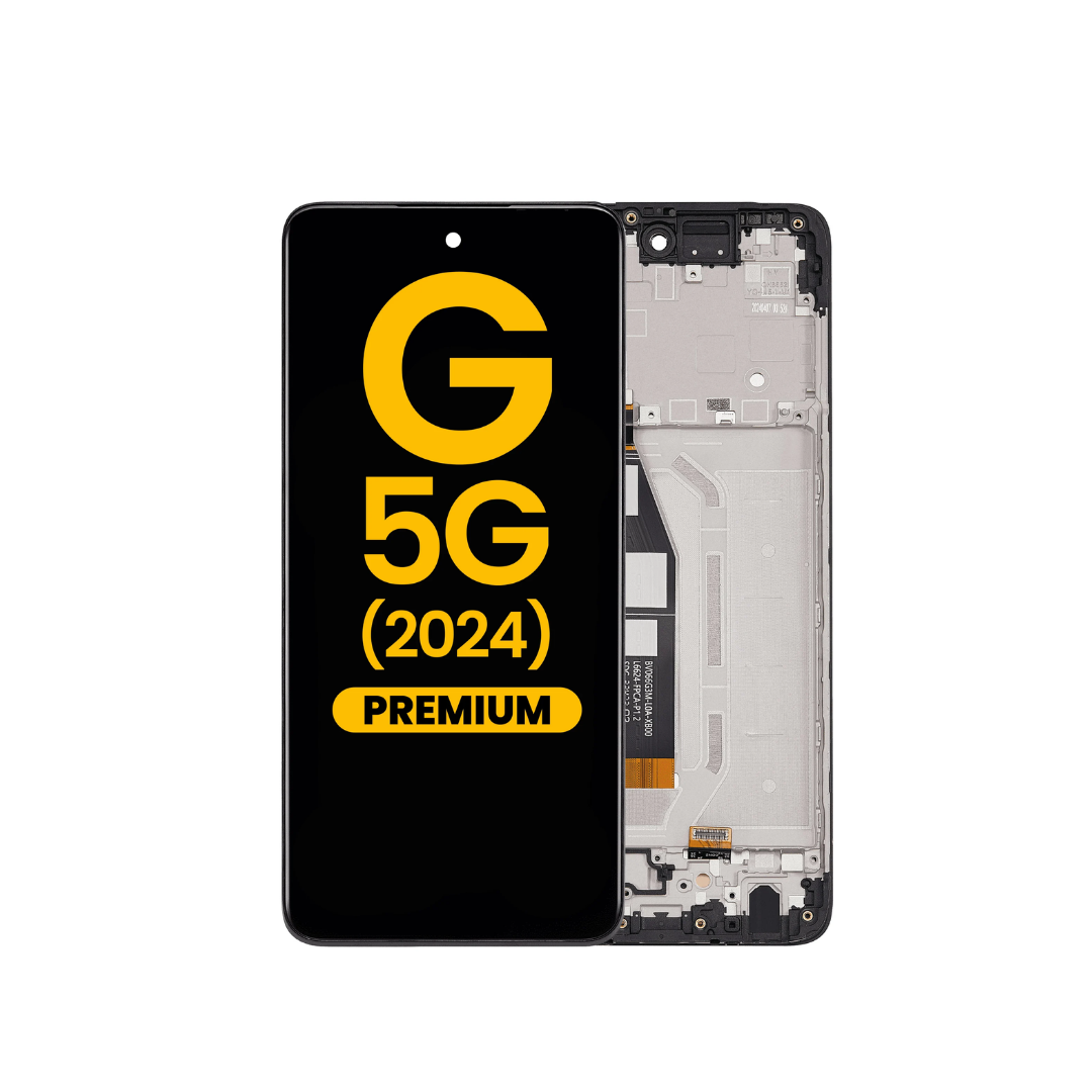 LCD Assembly with Frame for Motorola Moto G 5G (XT2417-1 / 2024) (Premium)