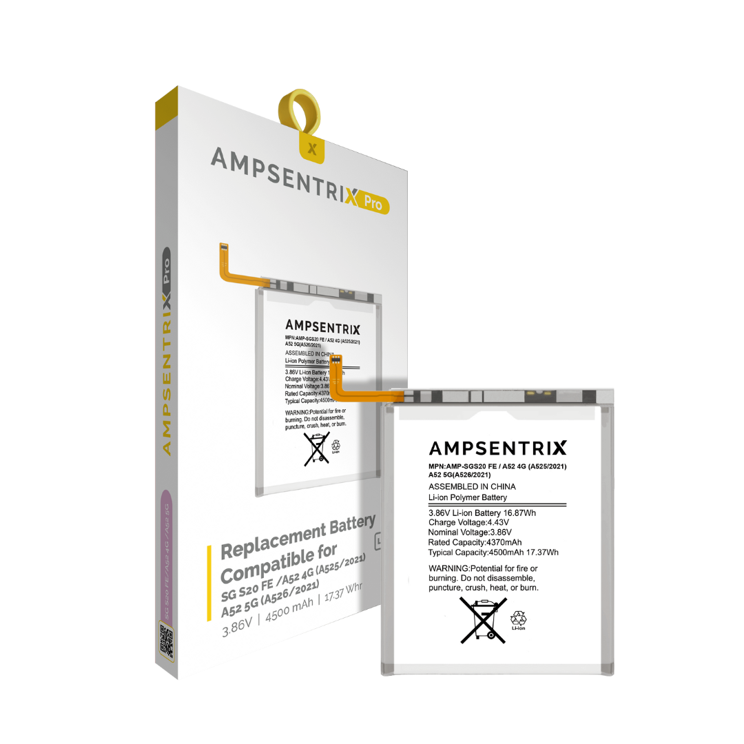 Batería de repuesto para Samsung Galaxy S20 FE / A52 4G (A525 / 2021) / A52 5G (A526 / 2021) / A52s (A528 / 2021) (AmpSentrix Pro)