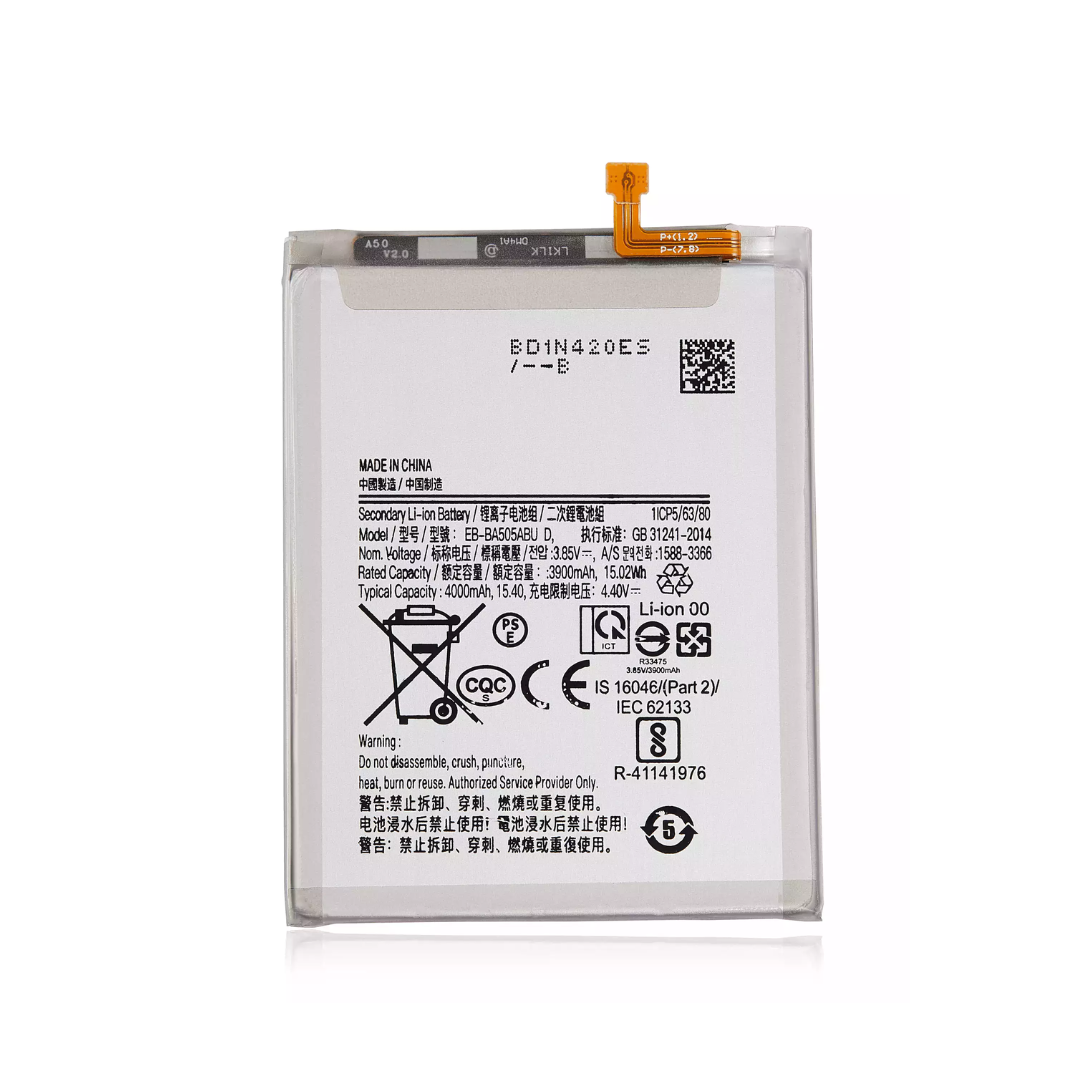 Batería de repuesto para Samsung Galaxy A20 (A205 / 2019) / A30 (A305 / 2019) / A30S (A307 / 2019) / A50 (A505 / 2019) / A50s (A507 / 2019) (EB-BA505ABU)