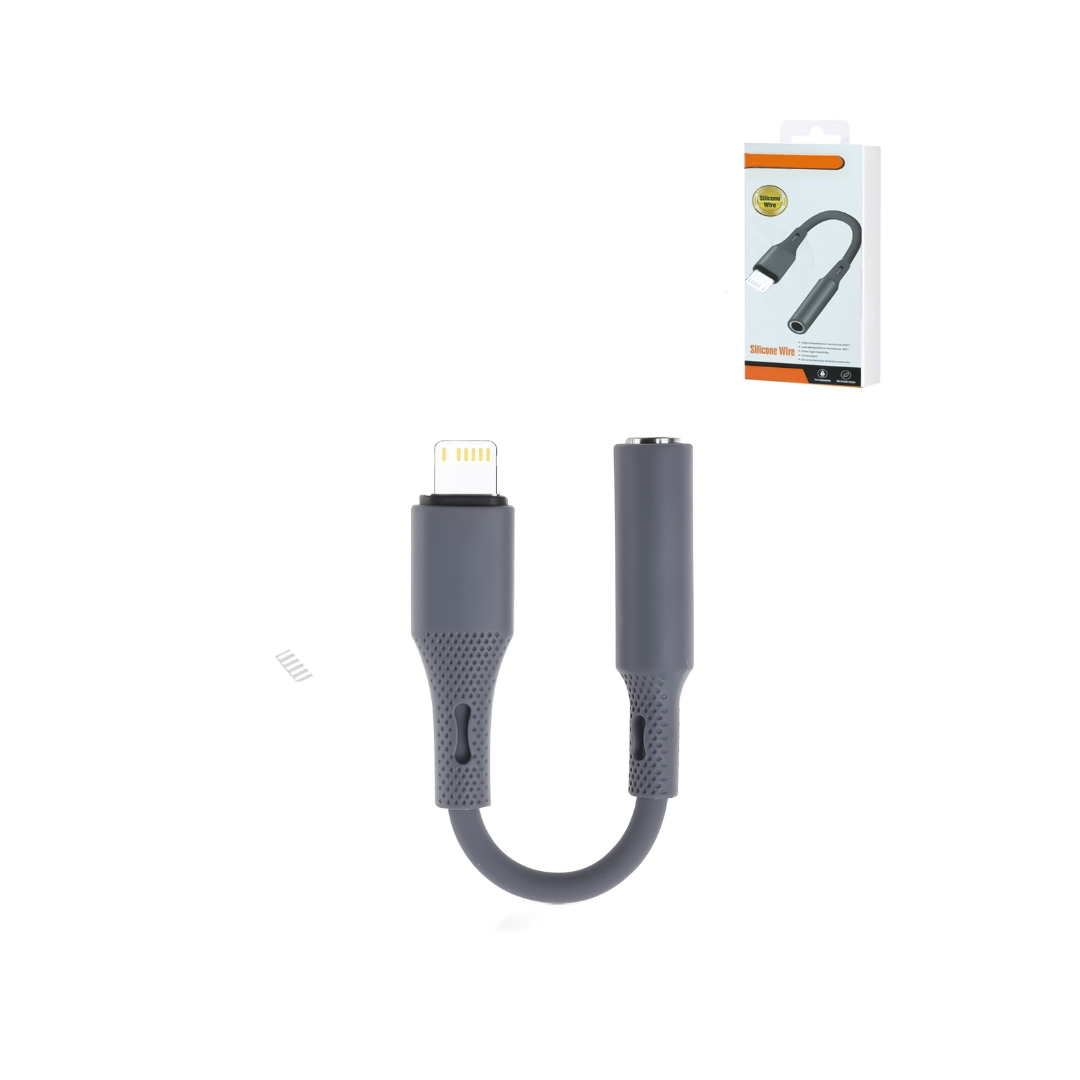 Silicone Wire USB-L to Jack Adapter