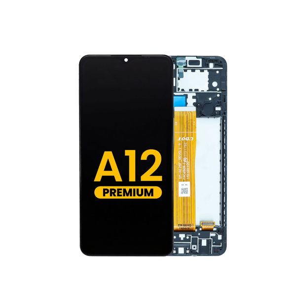 Ensamblaje de pantalla LCD con marco (Premium) para Samsung Galaxy A12 (A125/2020)