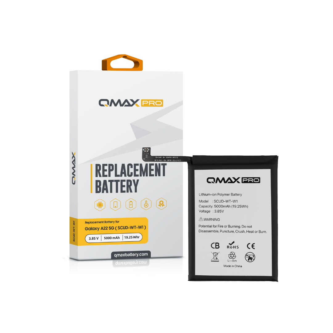 QMAX Pro Replacement Battery for Galaxy A22 5G (A226) / A04 (A045) / A04E (A042) / A14 (A145) / A14 5G (A146) (5000 mAh) (SCUD-WT-W1)