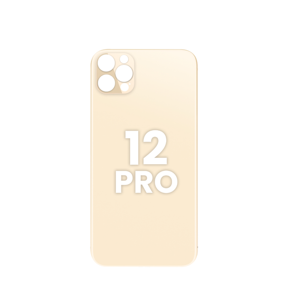 Back Glass with Bigger Camera Hole for iPhone 12 Pro (NO LOGO) (GOLD)