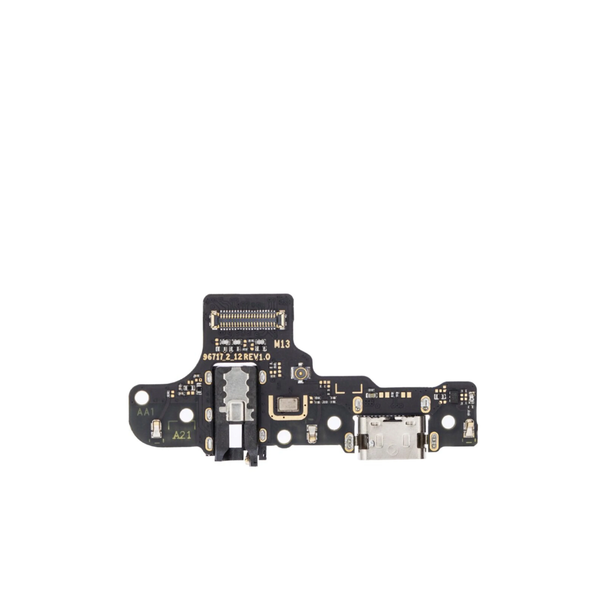 Placa del puerto de carga con conector de auriculares para Galaxy A21 (A215 / 2020) (Recambio genérico)