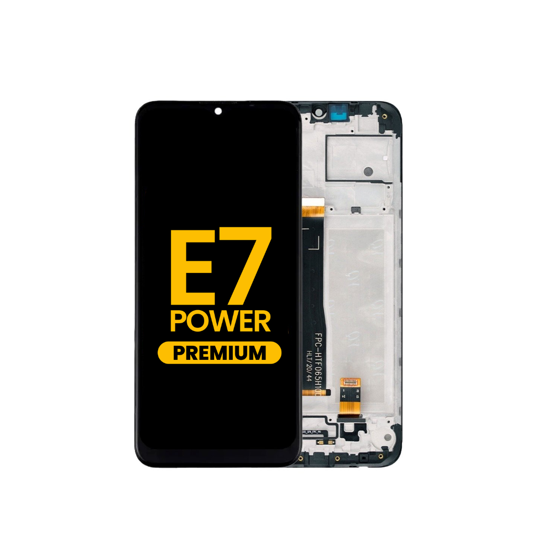 LCD Assembly with Frame for Motorola Moto E7 Power (XT2097-6) (BLACK) (Premium)