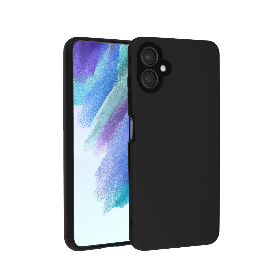 Funda de silicona de diseño nuevo de cobertura total - NEGRA para Galaxy A06