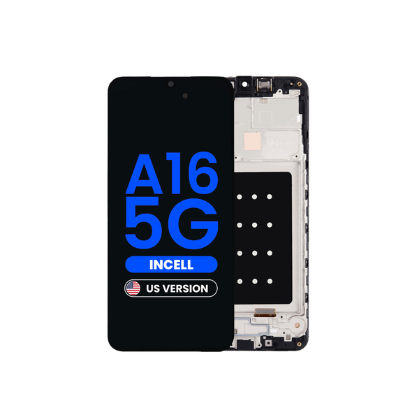 Ensamblaje de pantalla LCD con marco para Galaxy A16 5G (A166/2024) (versión estadounidense) (Incell de repuesto)
