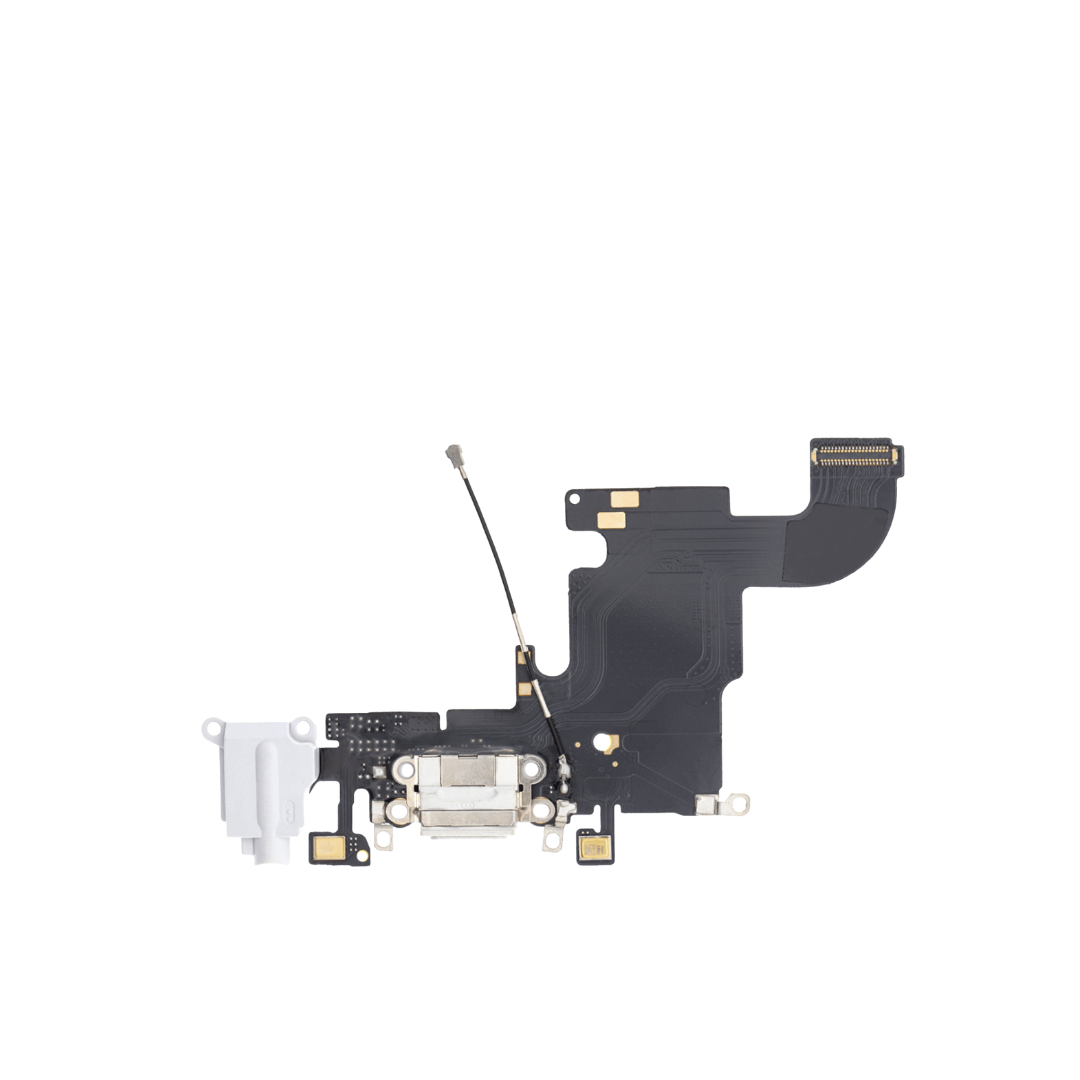Charging Port Flex Cable for iPhone 6S (WHITE) (Premium)