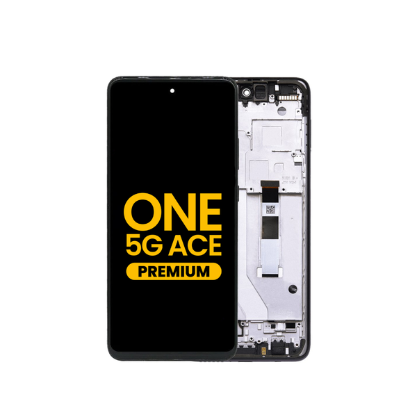 Motorola Moto G 5G (XT2113-3 / 2020) LCD Assembly w/ Frame (GRAY) (Premium / Refurbished)