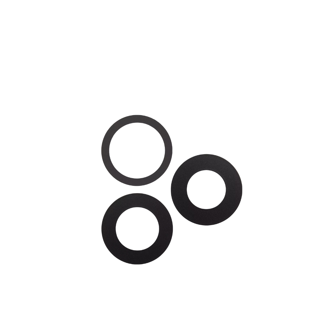 Lente de cámara trasera con adhesivo para iPhone 16 Pro / 16 Pro Max (juego de 3 piezas)