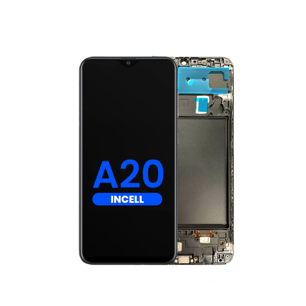 LCD Assembly with Frame for Galaxy A20 (A205U / 2019) (Aftermarket Incell)