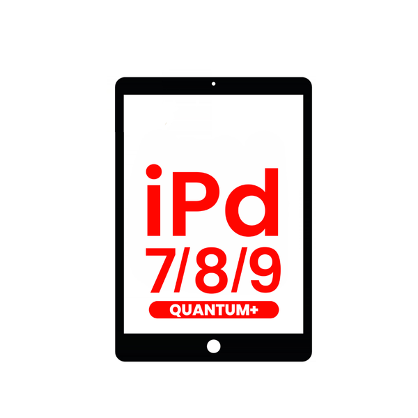 Ensamblaje del digitalizador Quantum+ para iPad 7 (2019) / iPad 8 (2020) / iPad 9 (2021) (NEGRO)