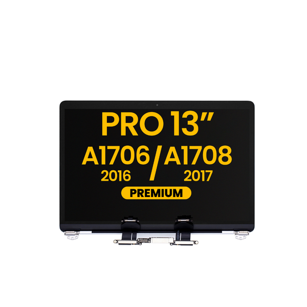Conjunto de LCD (PLATA) (Premium) para MacBook Pro 13" con Touch Bar / Pro 13" (A1706 / Finales de 2016) (A1708 / Mediados de 2017)