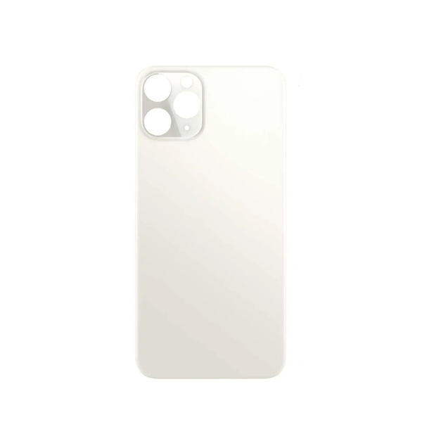 Back Glass with Bigger Camera Hole for iPhone 11 Pro Max (NO LOGO) (SILVER)
