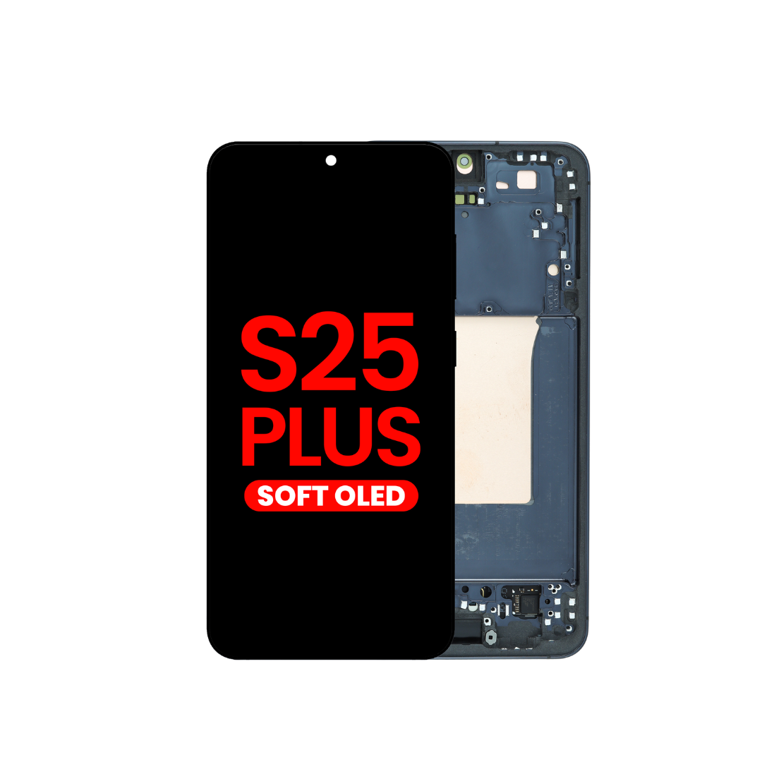 OLED Assembly with Frame for Galaxy S25 Plus (S936) (BLUEBLACK) (Aftermarket OLED)