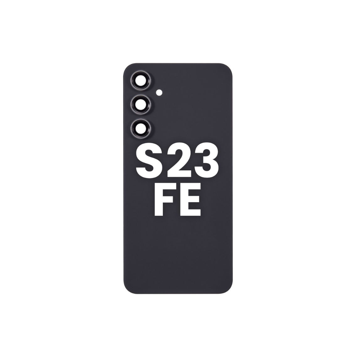 Back Glass with Camera Lens and Adhesive for Galaxy S23 FE (GRAPHITE)