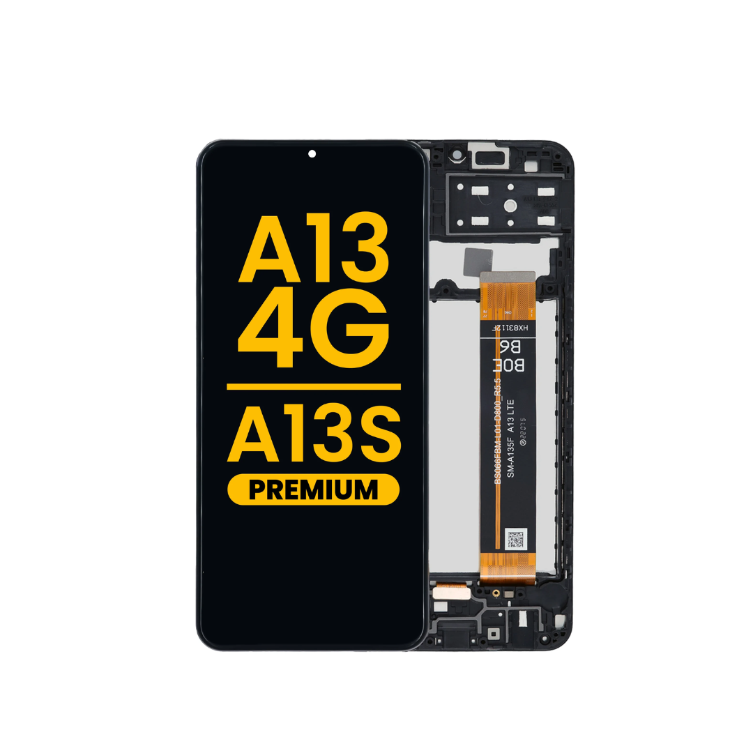 LCD Assembly with Frame for Galaxy A13 4G (A135 / 2022) / A13s (A137 / 2022) (Premium)