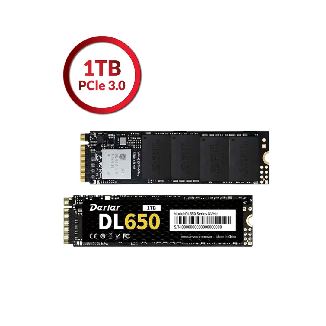 Unidad de estado sólido SSD Derlar M.2 NVME PCIe 3.0 2280 de 1 TB