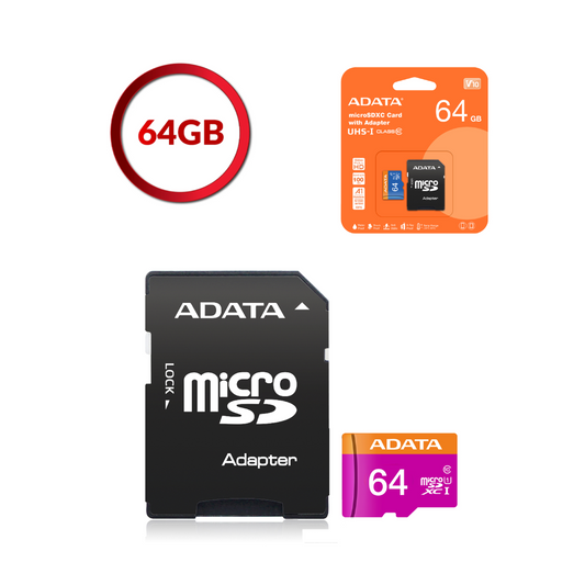Adata MicroSD Card - 64GB (Class 10)