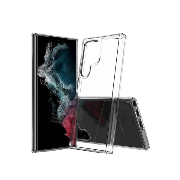 Galaxy S23 Ultra Hybrid Case with Air Cushion Technology - CLEAR