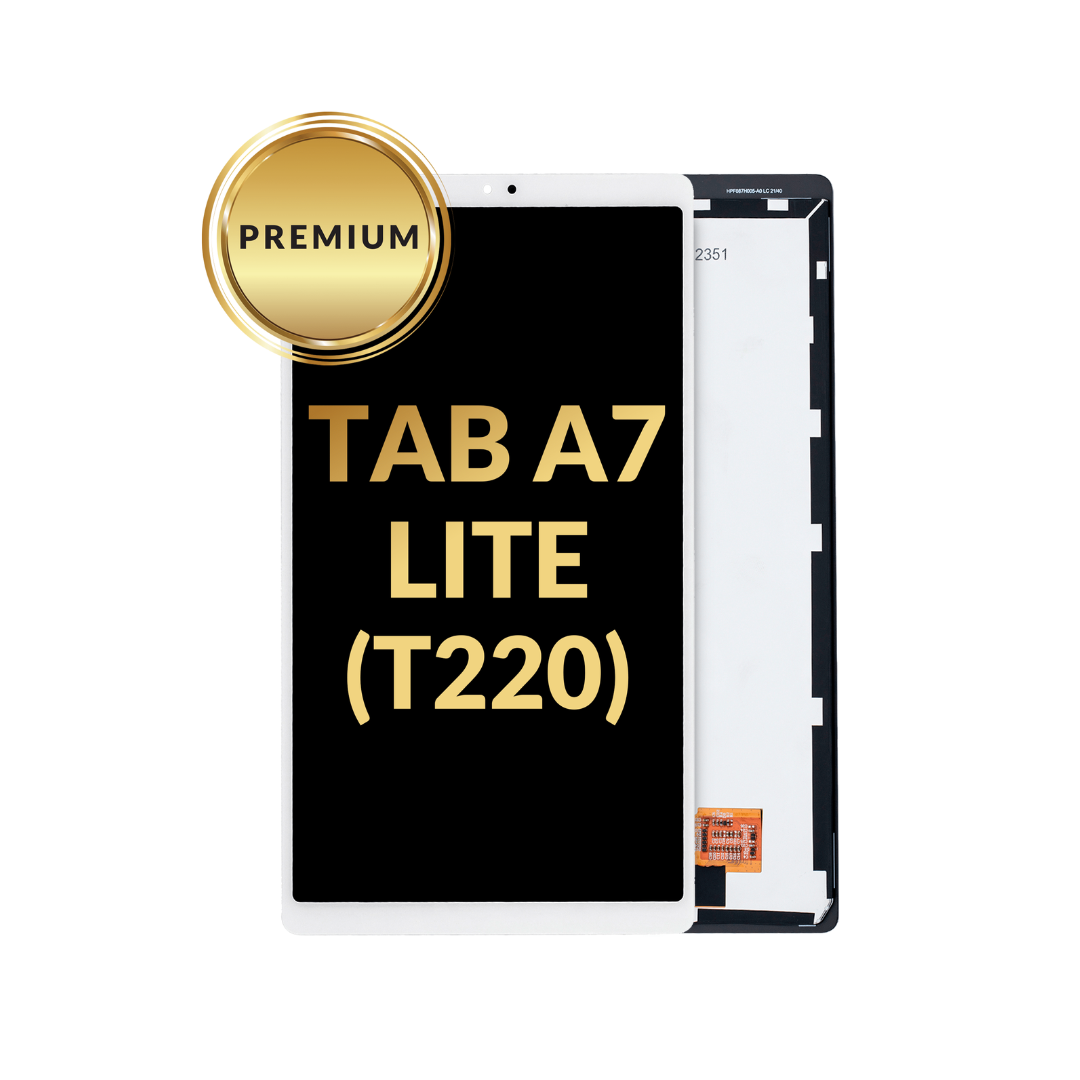 Ensamblaje de LCD sin marco para Galaxy Tab A7 Lite 8.7" (T220) (BLANCO) (Versión WiFi) (Premium)