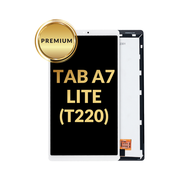 LCD Assembly without Frame for Galaxy Tab A7 Lite 8.7" (T220) (WHITE) (WiFi Version) (Premium)