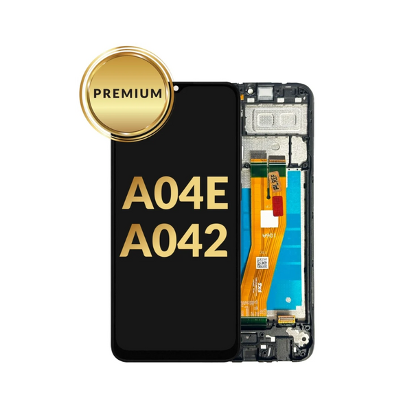 Ensamblaje de LCD con marco para Galaxy A04E (A042 / 2022) (Premium)