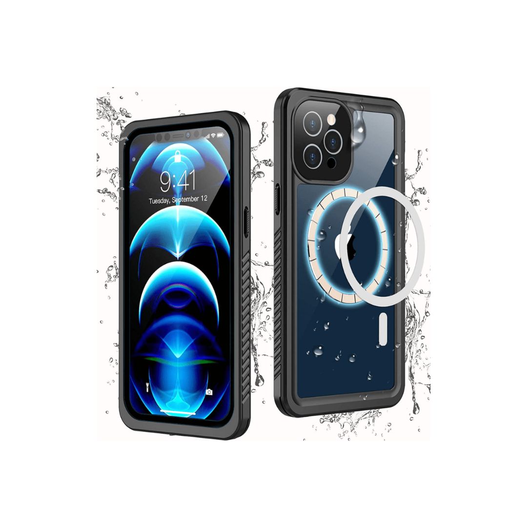 Funda híbrida transparente impermeable REDPEPPER Msafe FS Series para iPhone 12 Pro Max (solo envío terrestre)