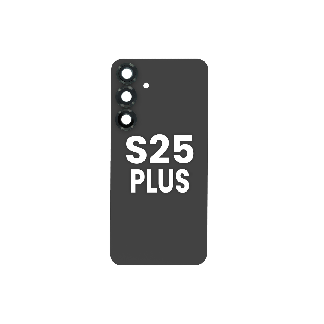 Back Cover with Camera Lens and Adhesive for Galaxy S25 Plus (BLUEBLACK)