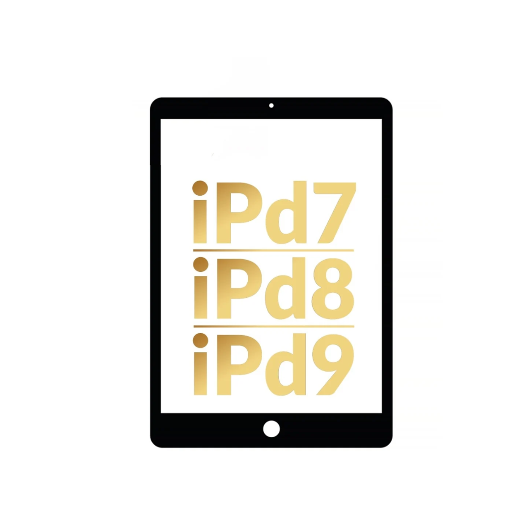 Ensamblaje de digitalizador para iPad 7 (2019) / iPad 8 (2020) / iPad 9 (2021) (NEGRO) (Premium)